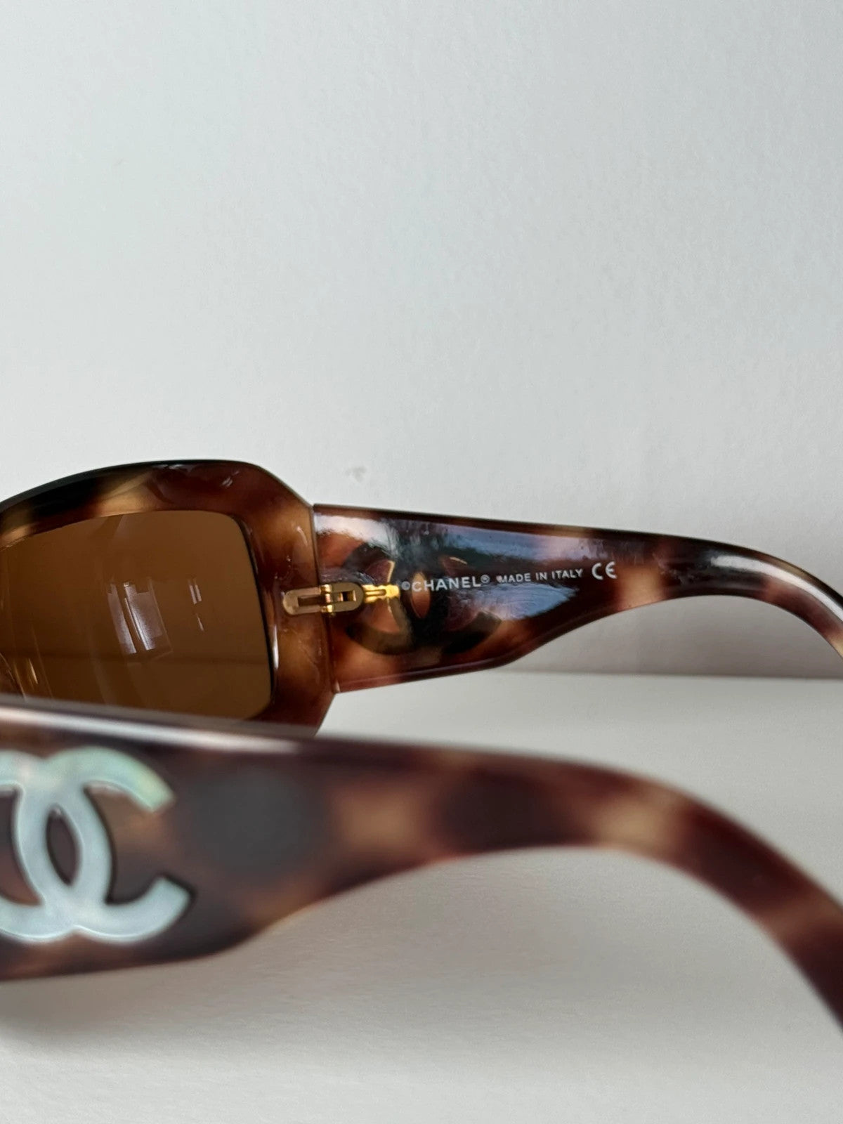 Chanel mother-of-pearl sunglasses