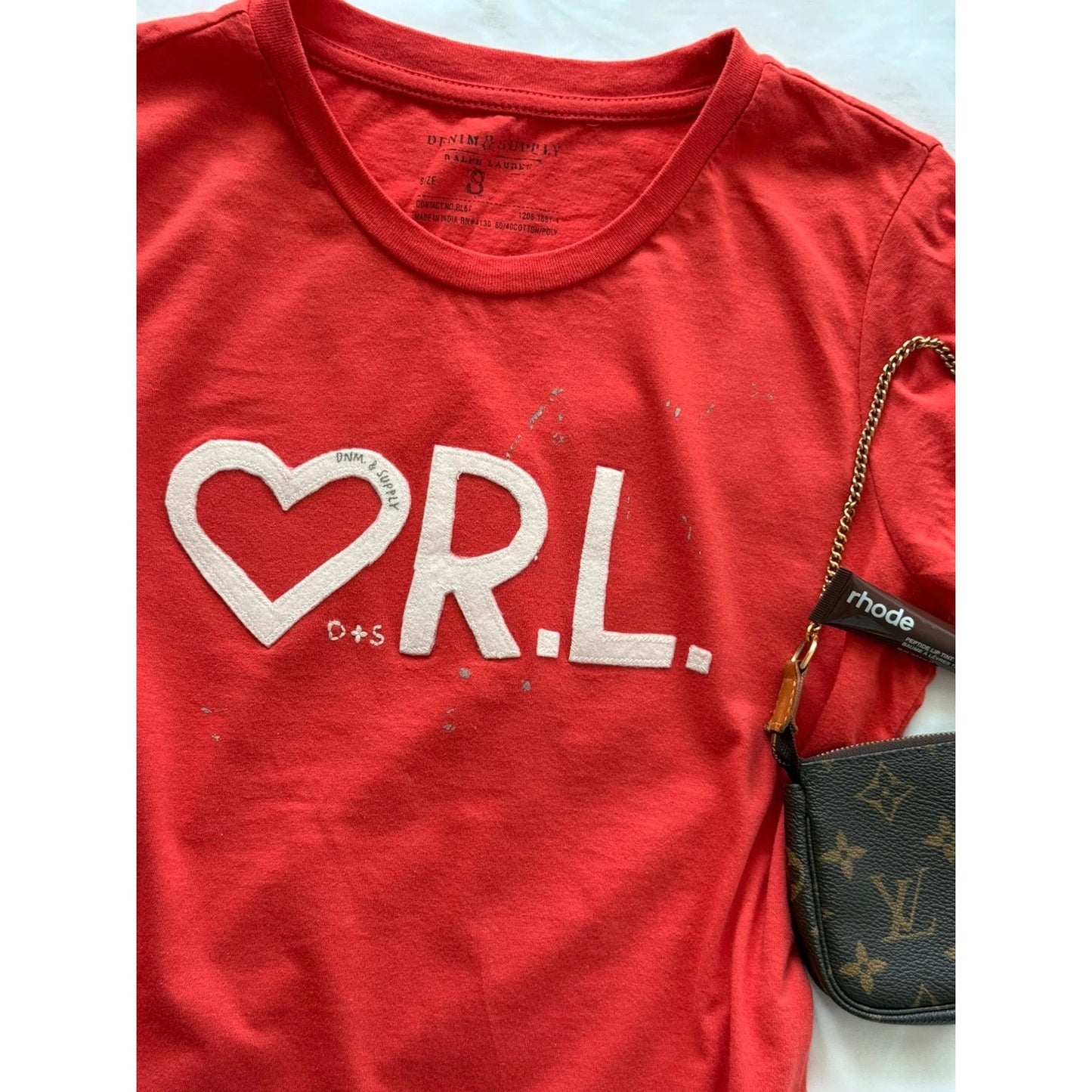 Ralph Lauren RL love heart T-shirt