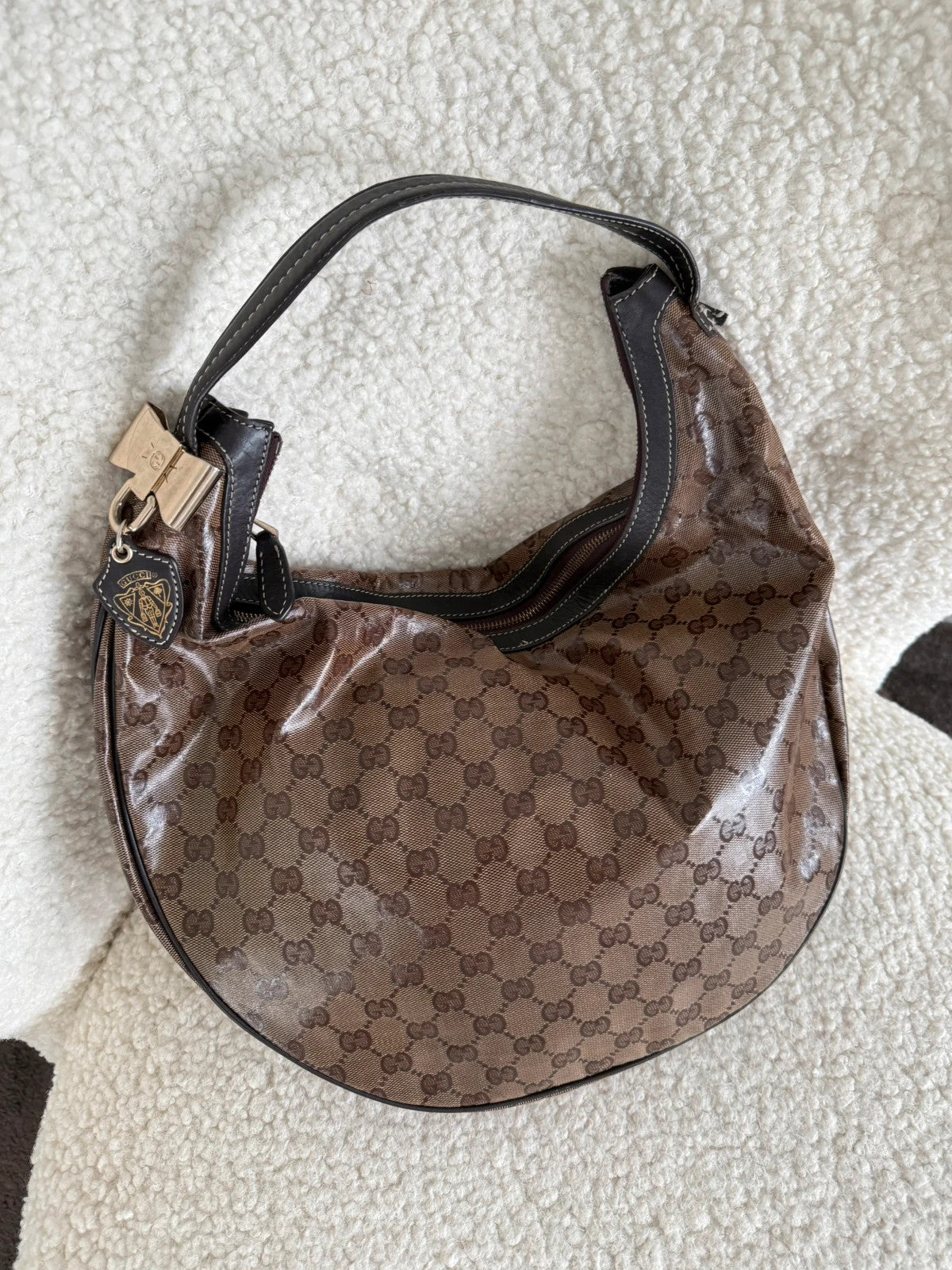 Gucci Monogram PVC Hobo Bag