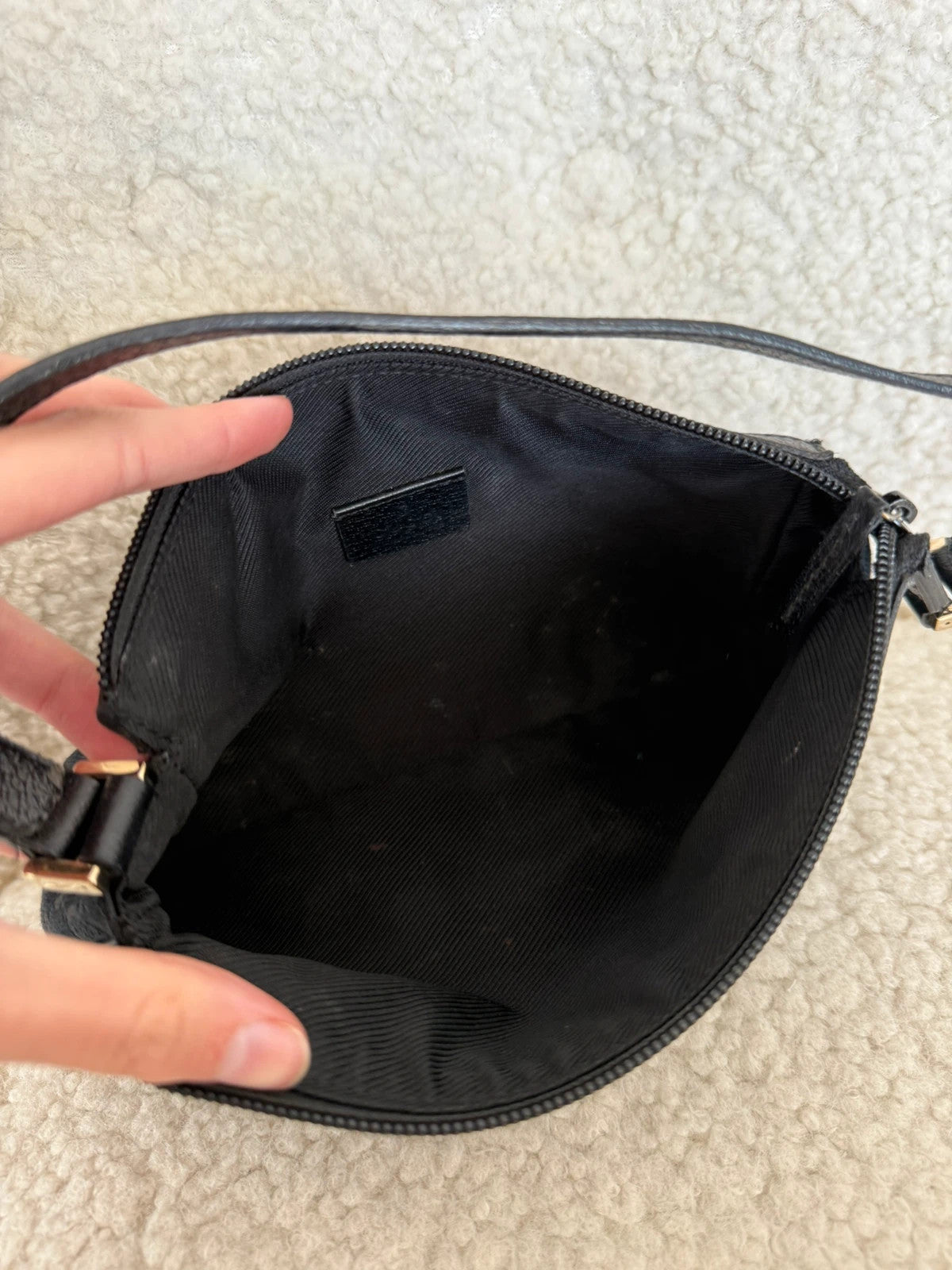 Gucci black mini shoulder bag