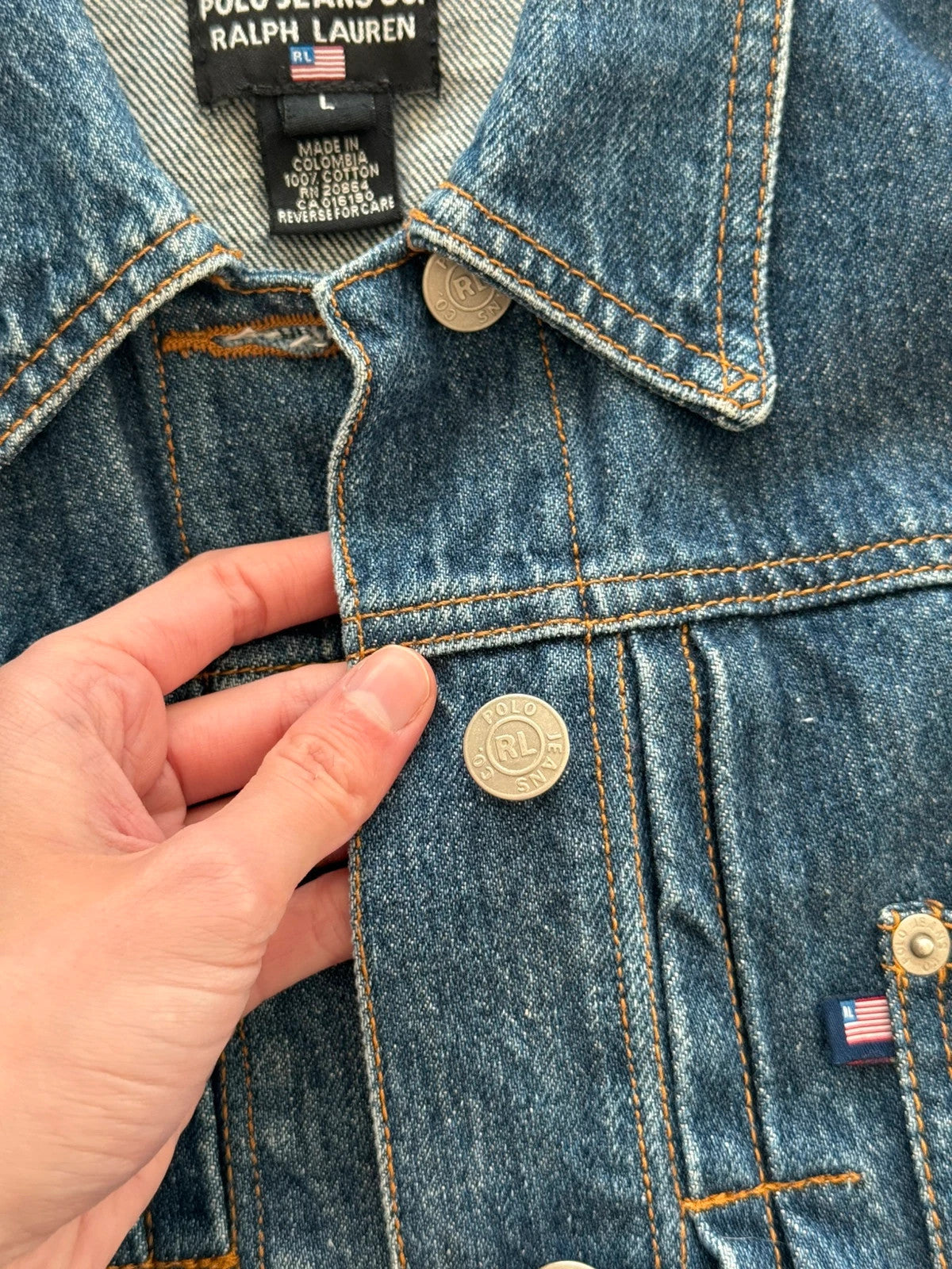 Ralph Lauren dark blue denim jacket