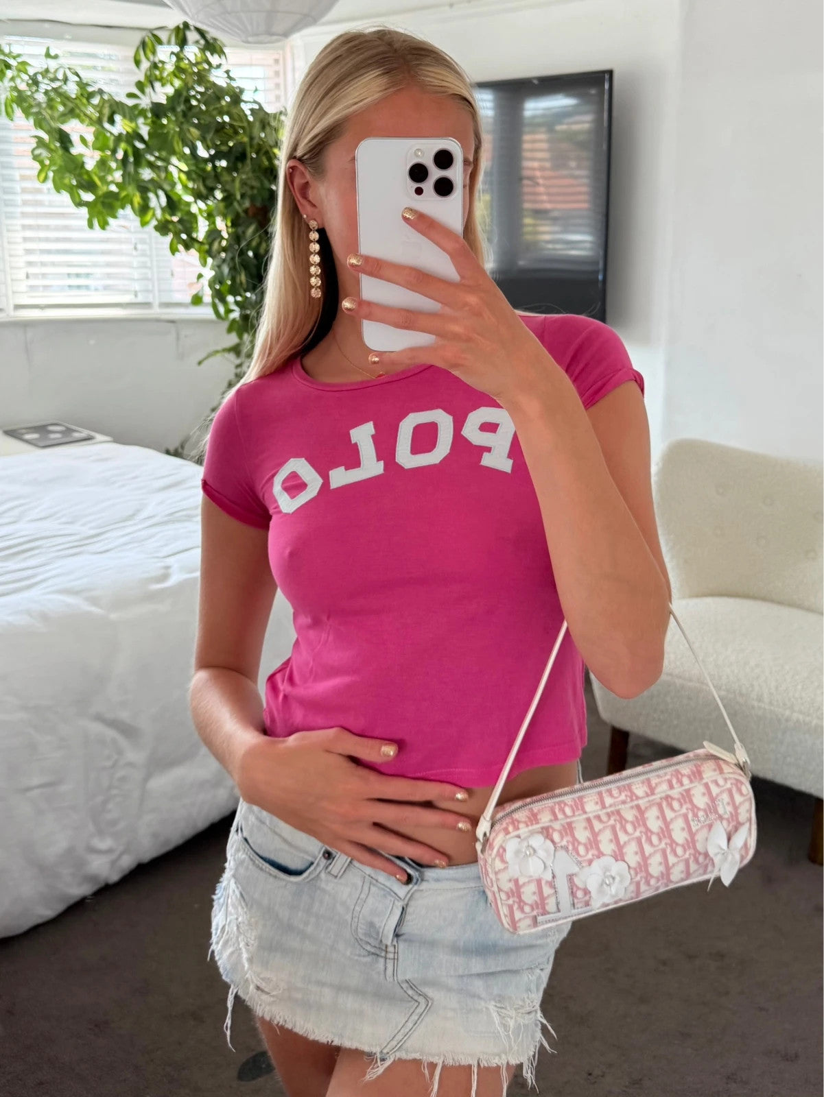 Polo crop top