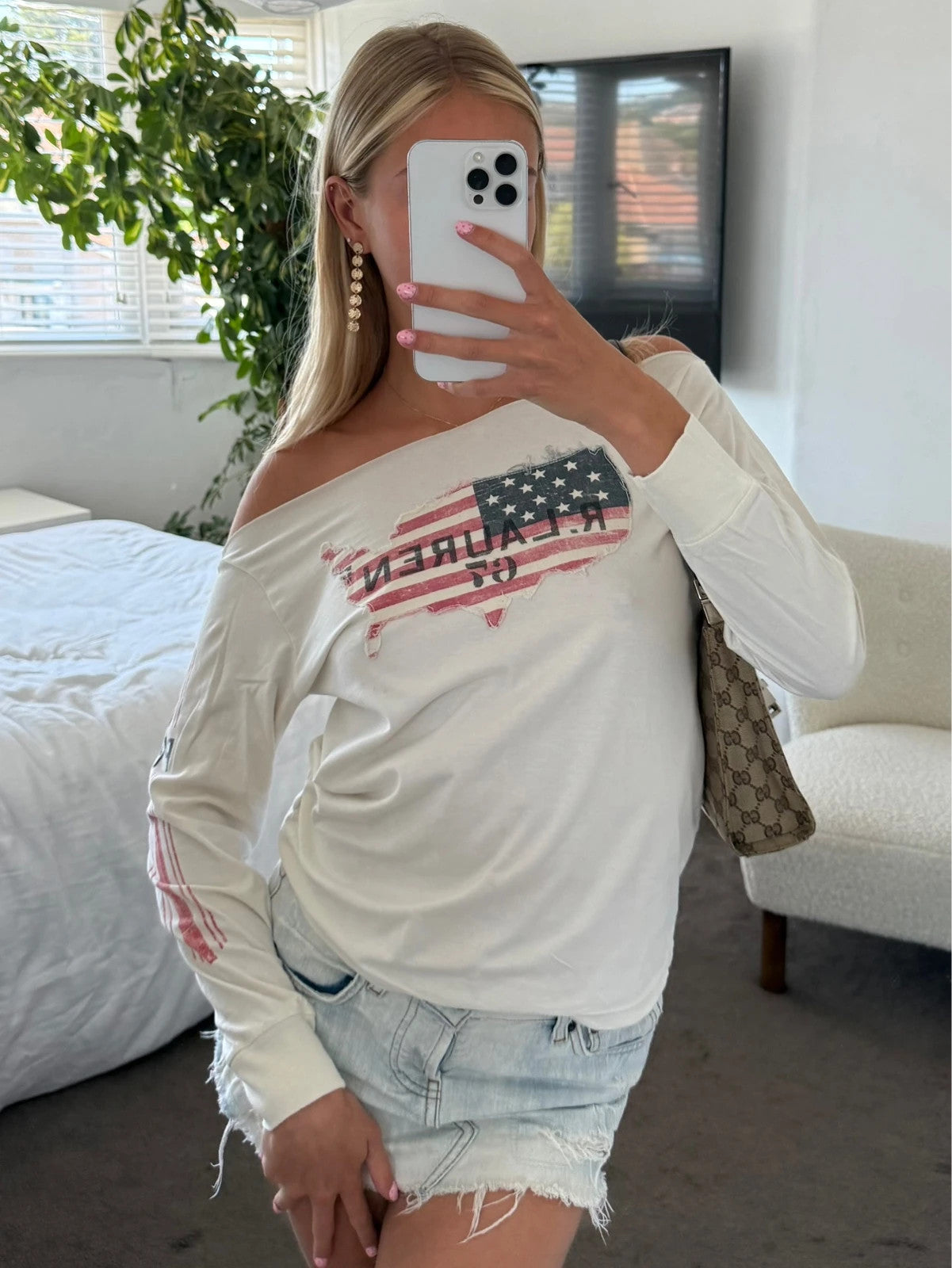 American flag long sleeve