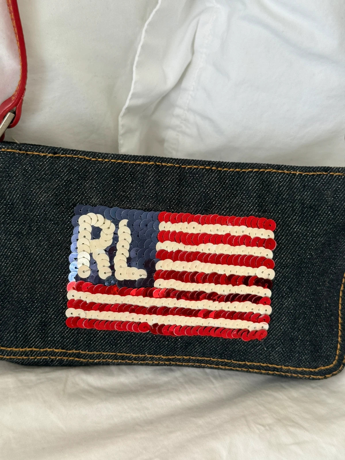 RL American flag Ralph Lauren shoulder bag