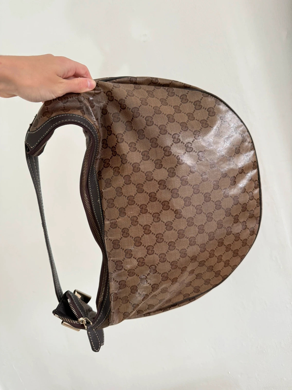 Gucci Monogram PVC Hobo Bag