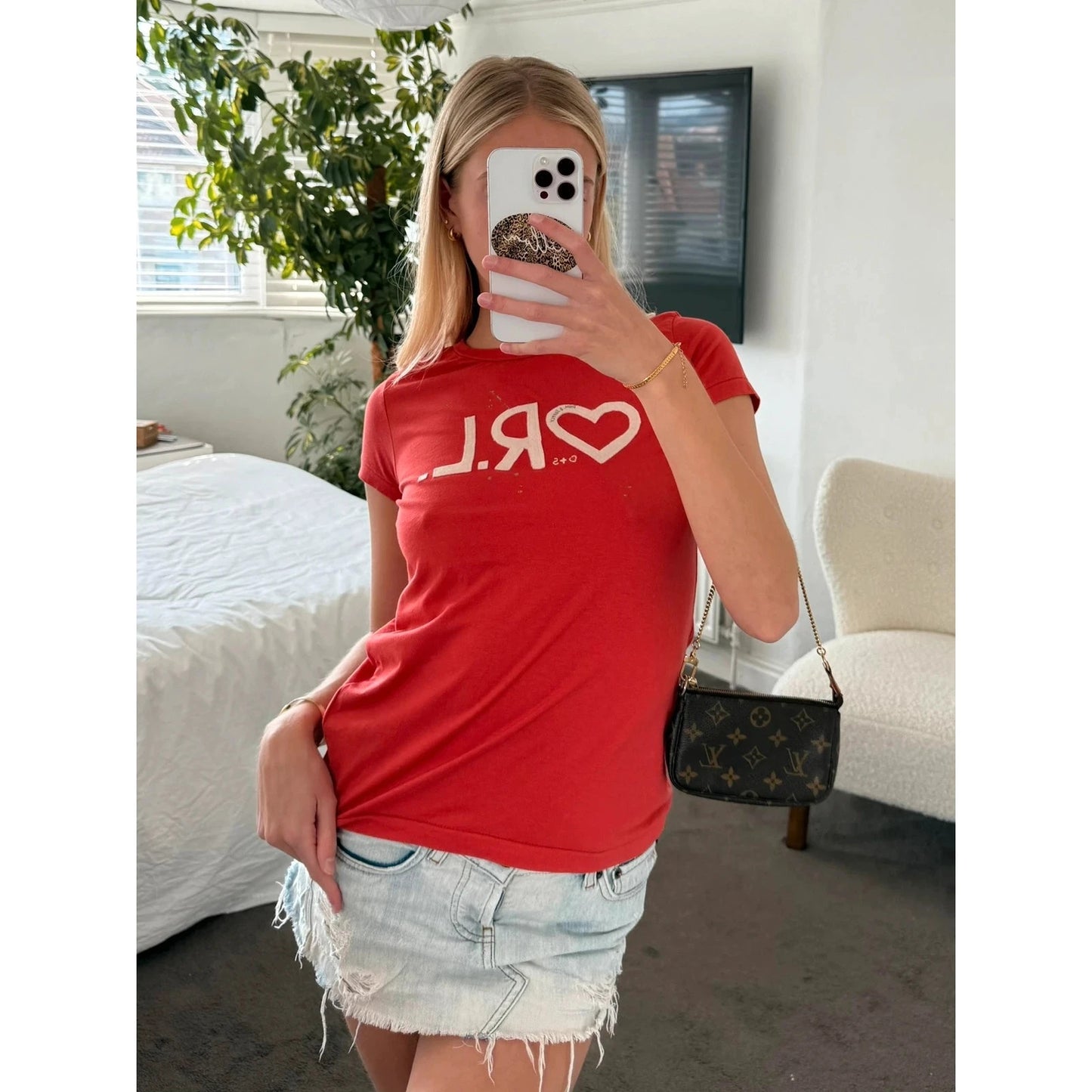 Ralph Lauren RL love heart T-shirt