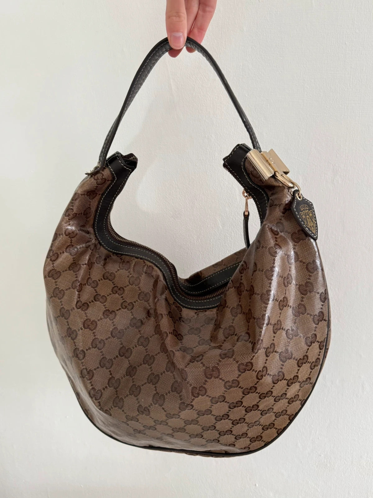 Gucci Monogram PVC Hobo Bag