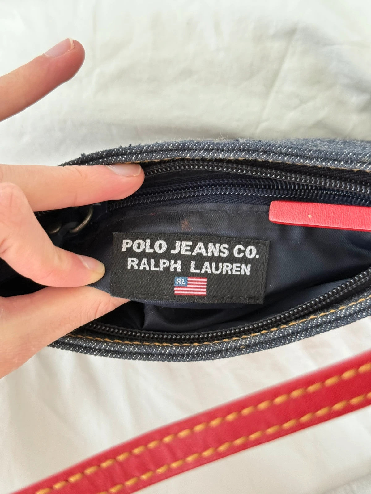 RL American flag Ralph Lauren shoulder bag