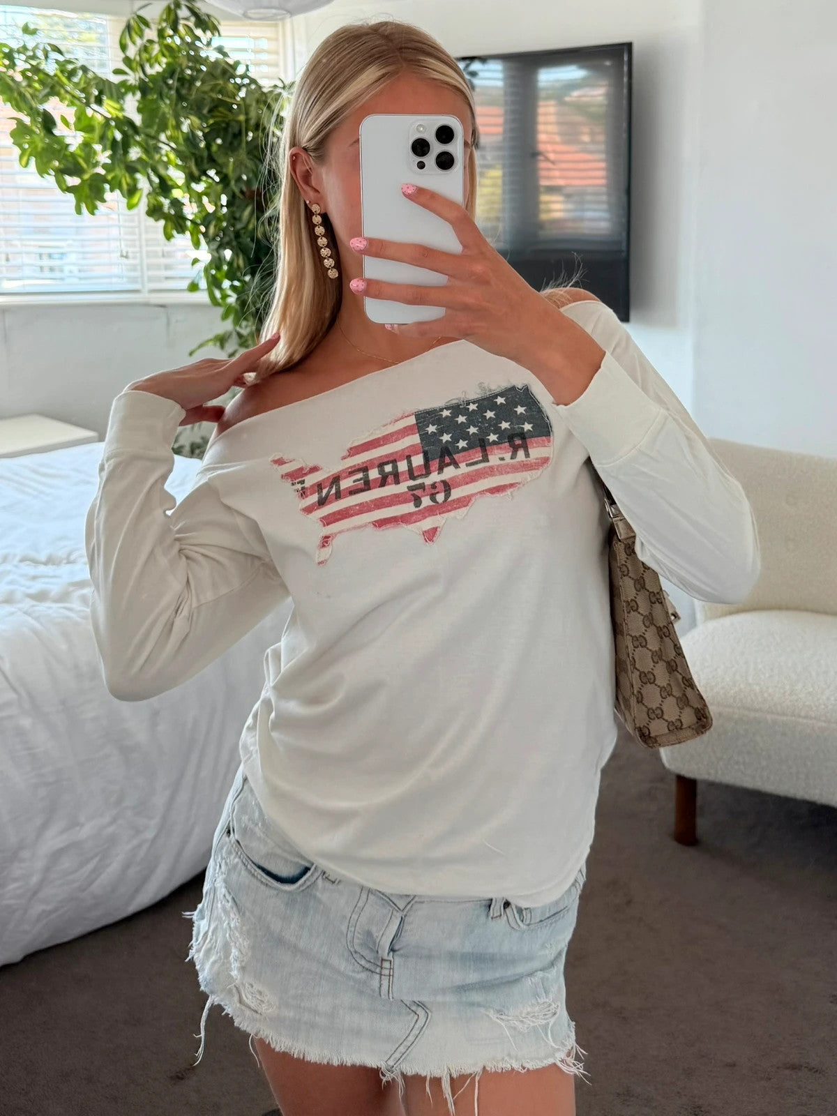 American flag long sleeve