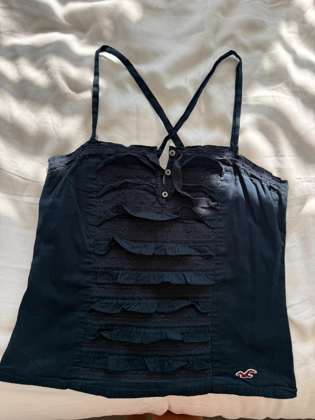 Hollister button up Cami