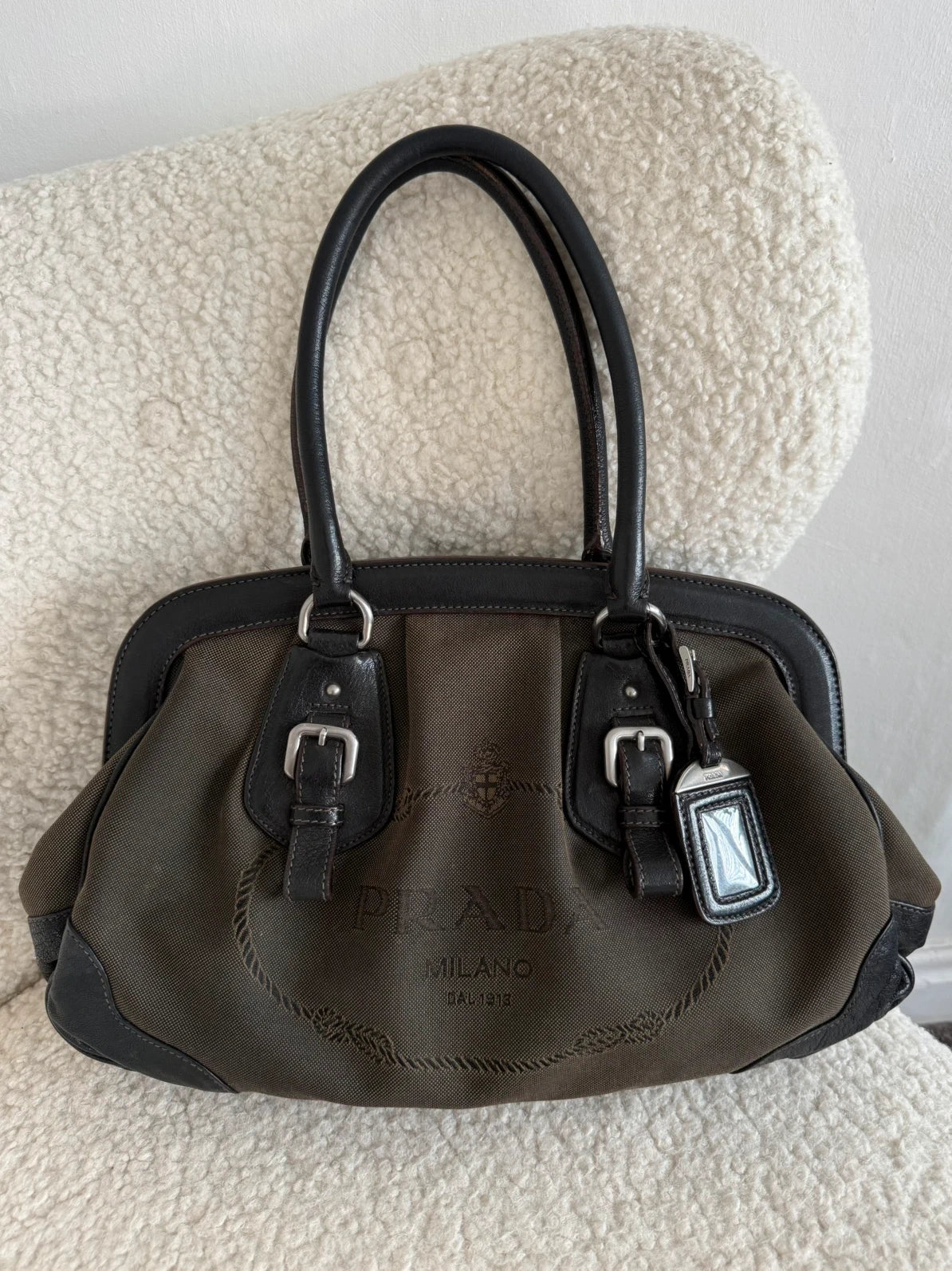 Prada Jacquard Handbag