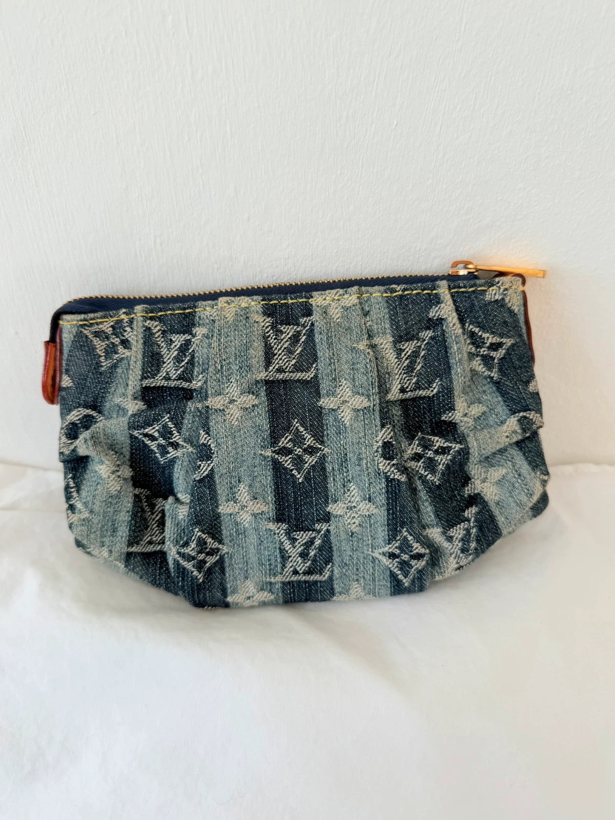 Louis Vuitton Truth Rainy Monogram Denim Pouch