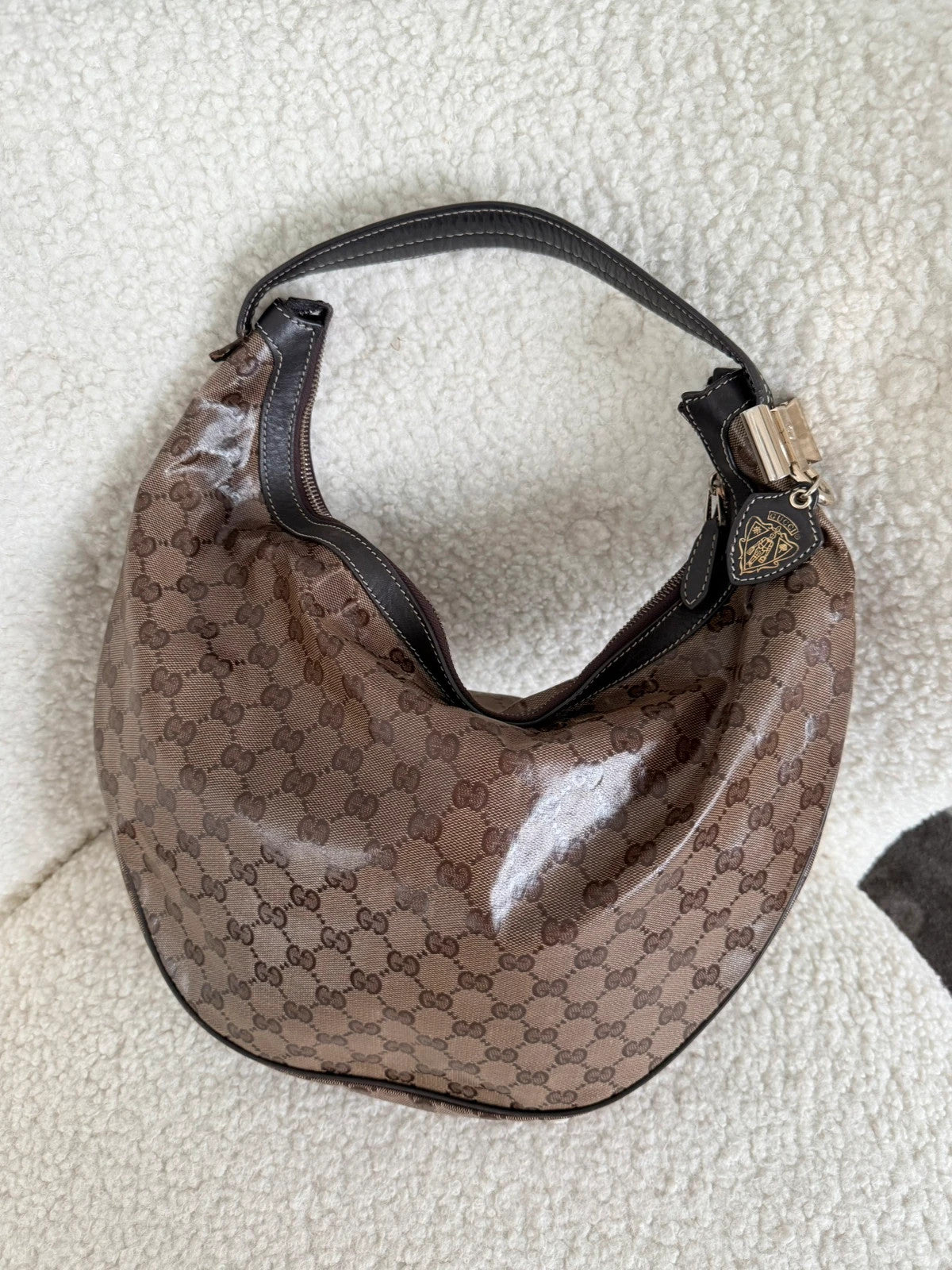 Gucci Monogram PVC Hobo Bag