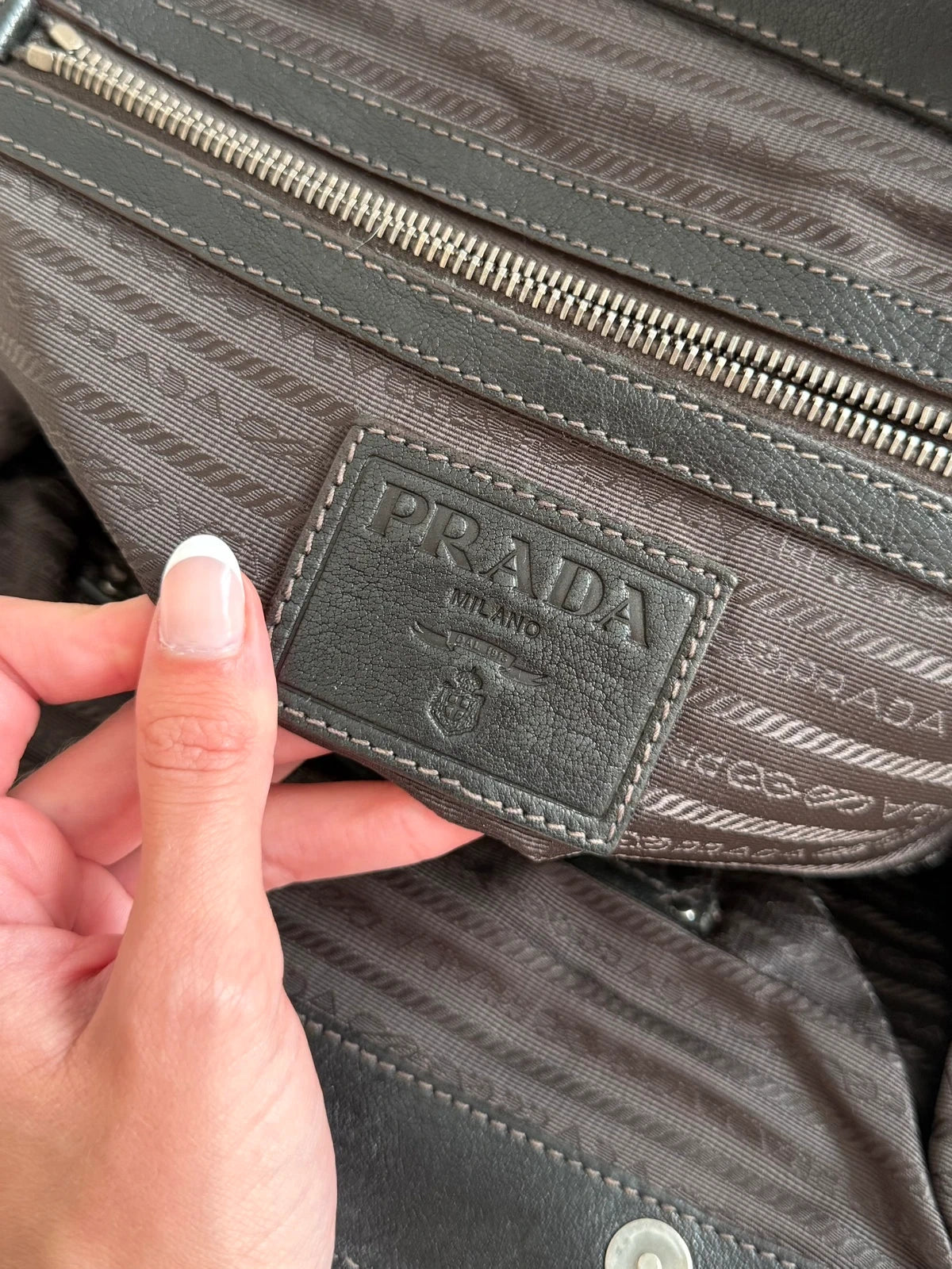 Prada Jacquard Handbag