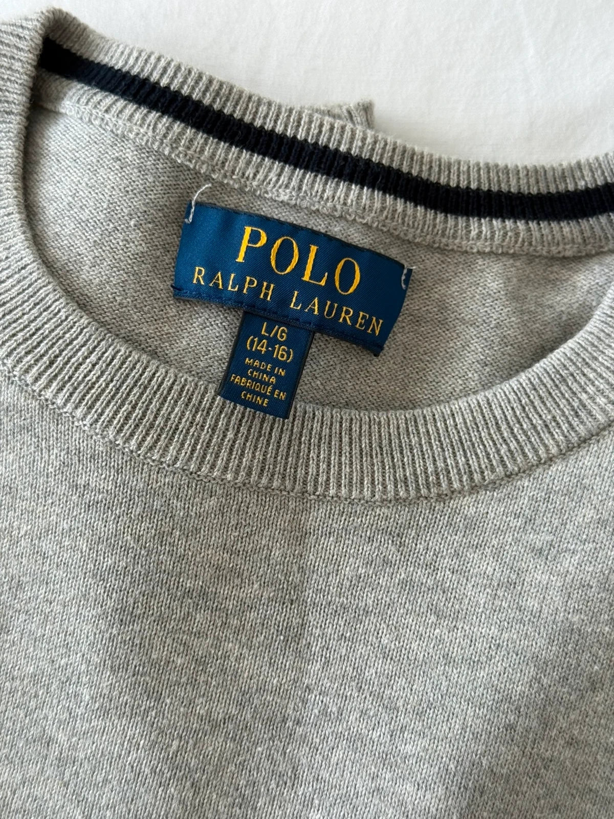 Grey Knit Sweater (Ralph Lauren)