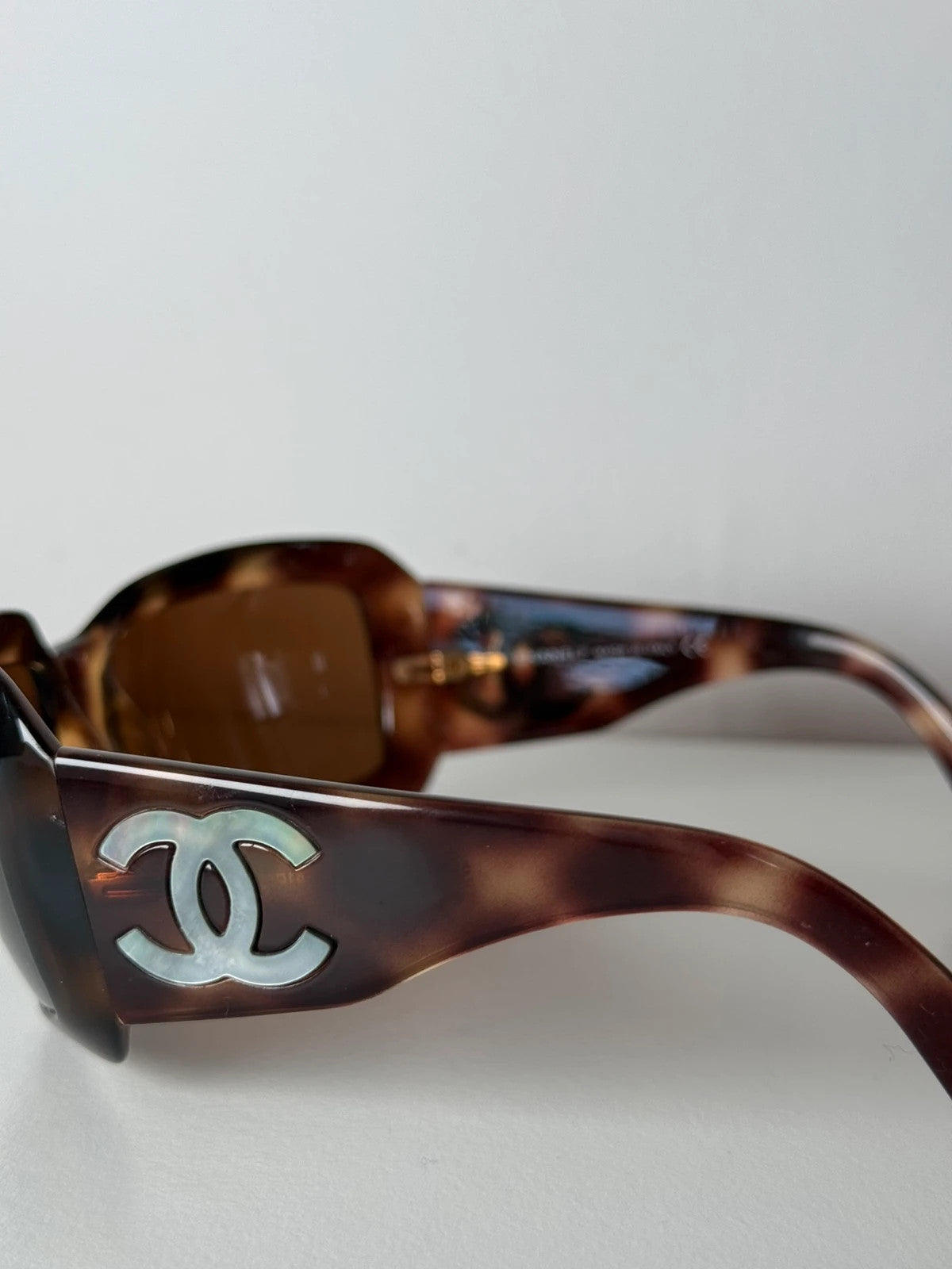 Chanel mother-of-pearl sunglasses