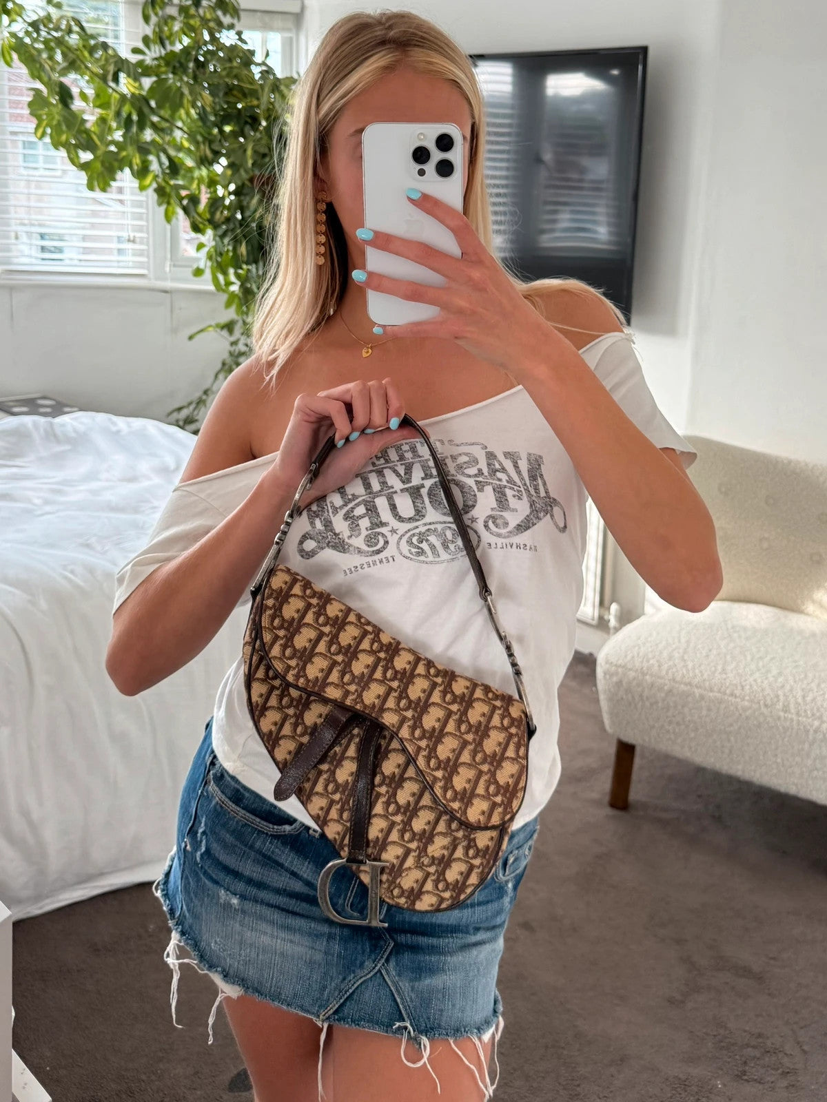 Dior saddle bag