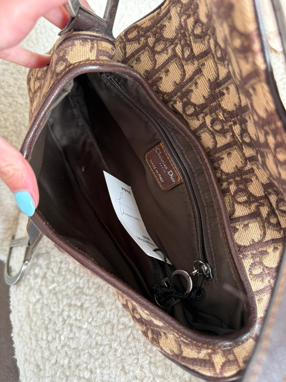 Dior saddle bag