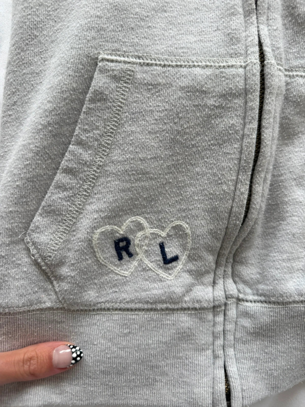 Ralph Lauren polo zip up hoodie