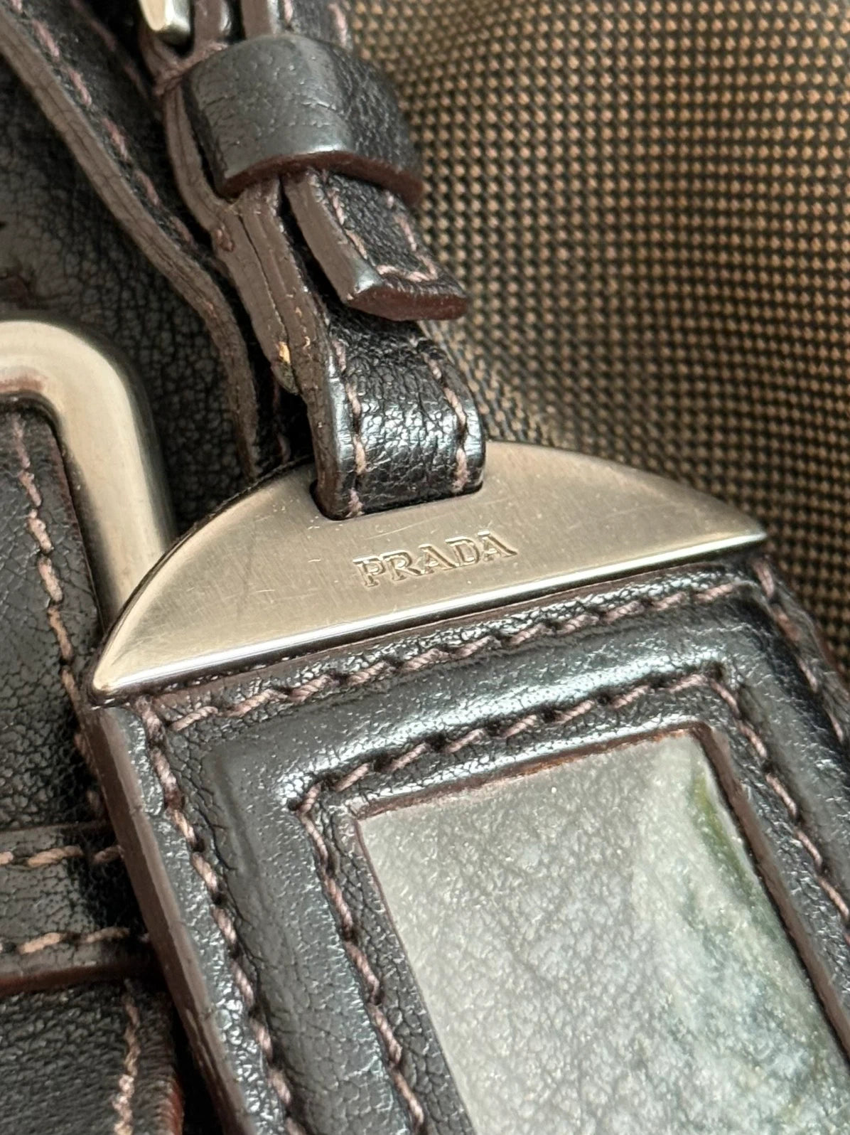 Prada Jacquard Handbag