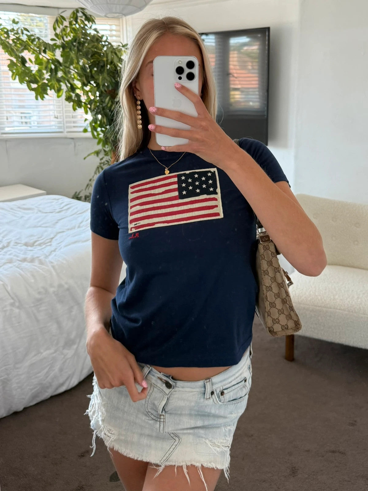 American flag T-shirt