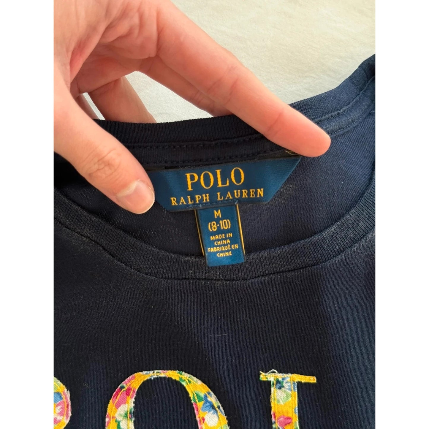 Polo floral tee