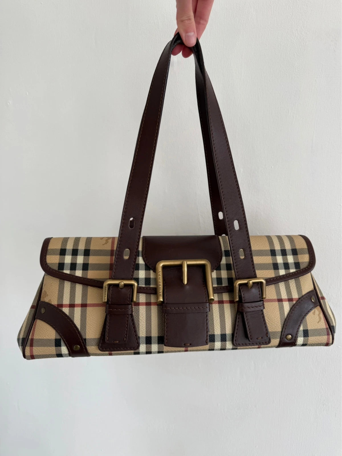 Burberry buckle shoulder bag