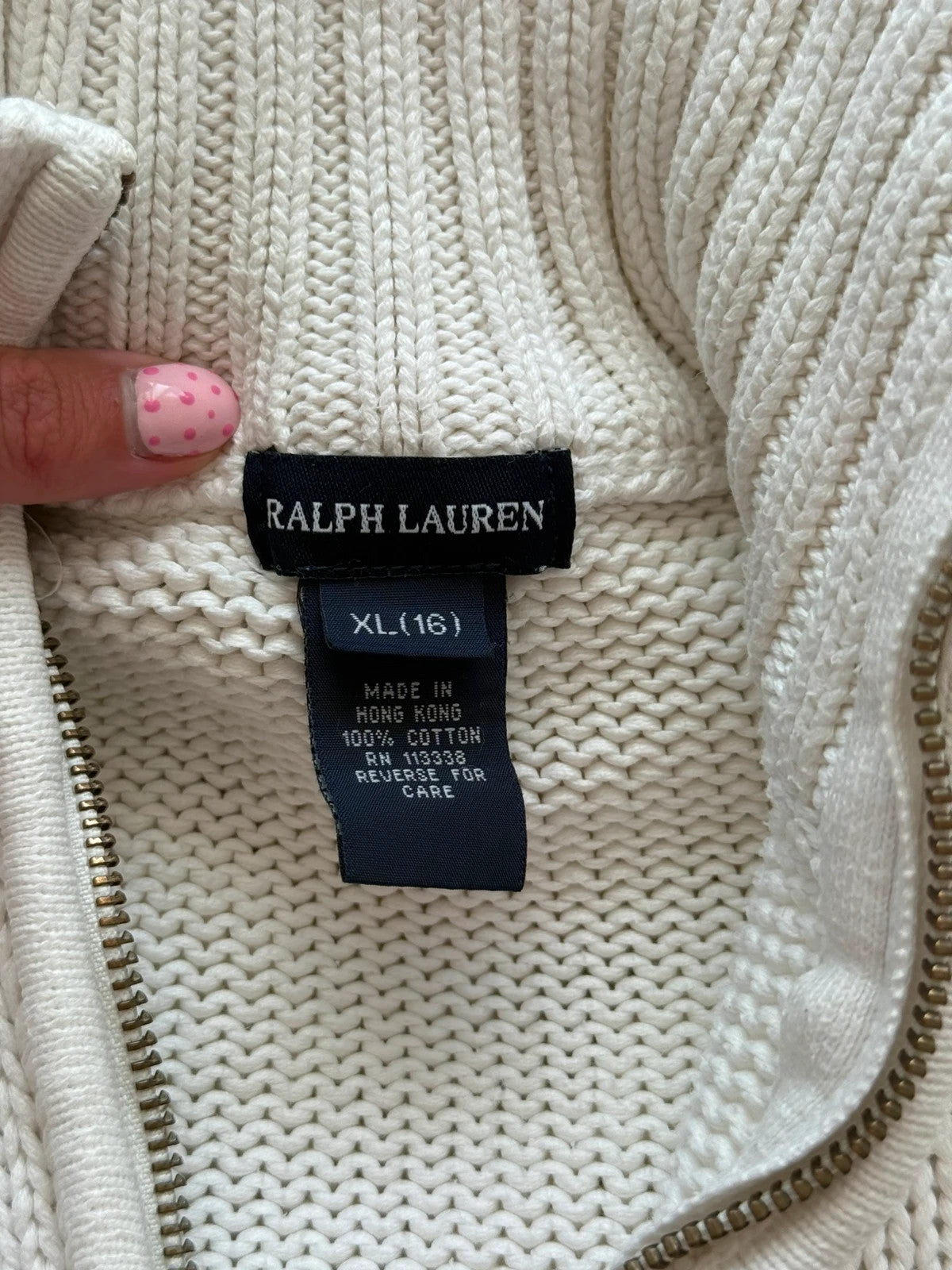 Ralph Lauren zip up